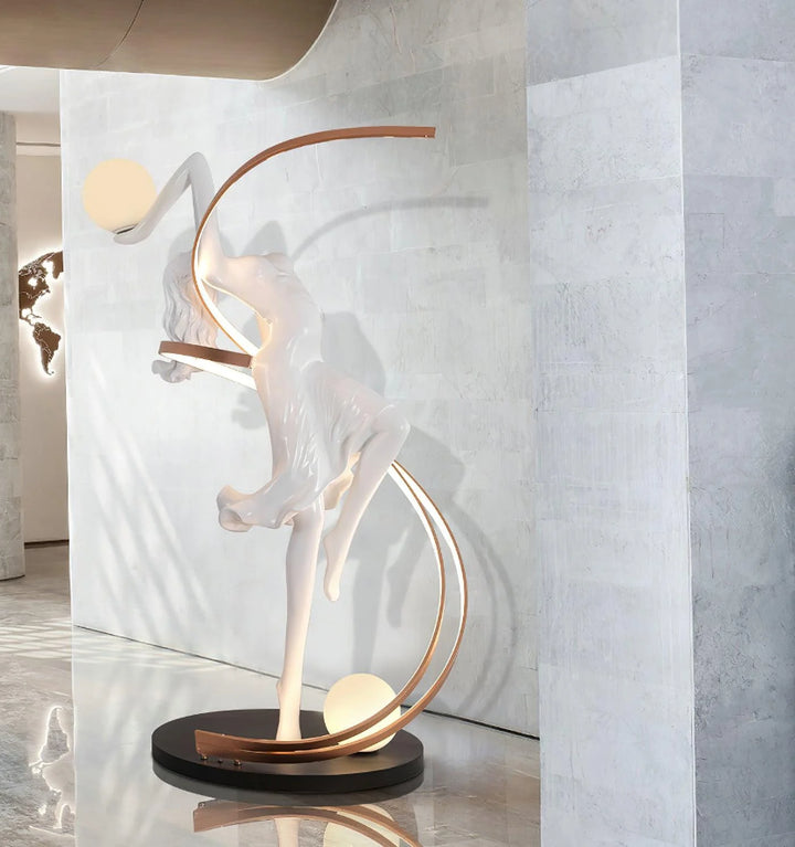 Misha Goddess Statue Floor Lamp