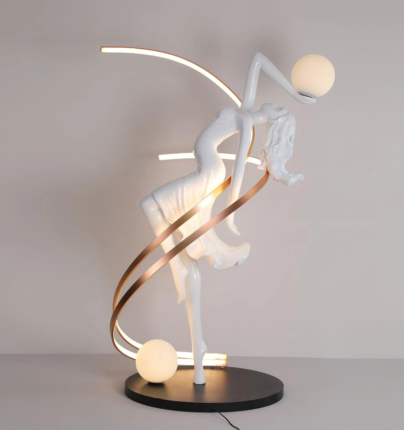 Misha Goddess Statue Floor Lamp