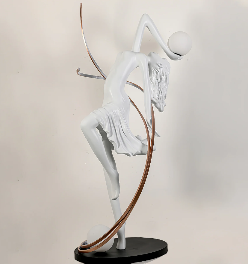 Misha Goddess Statue Floor Lamp