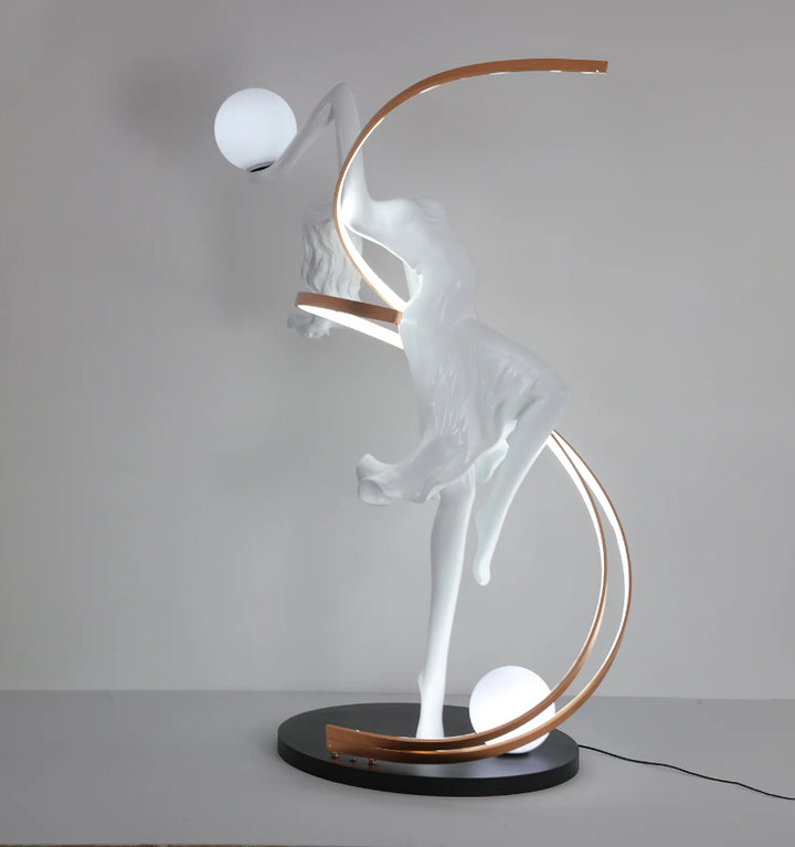 Misha Goddess Statue Floor Lamp