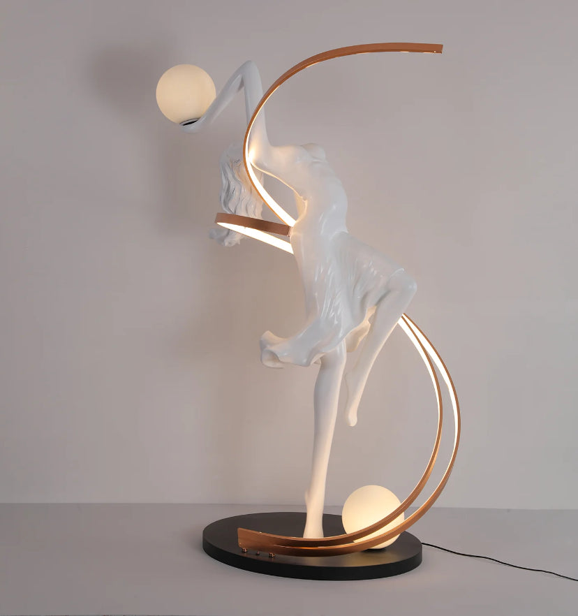 Misha Goddess Statue Floor Lamp