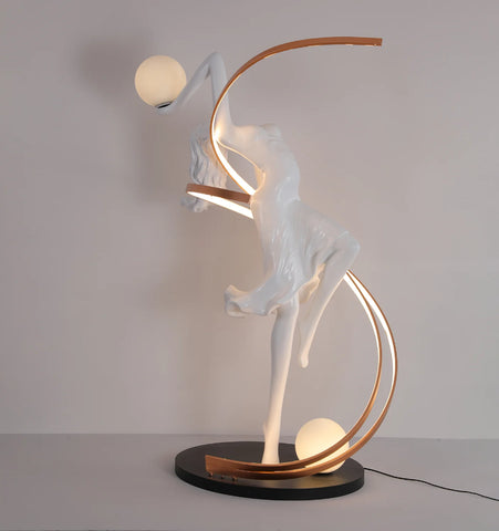 Misha Goddess Statue Floor Lamp
