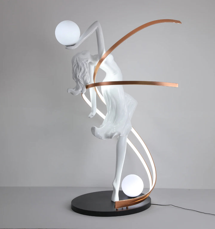 Misha Goddess Statue Floor Lamp