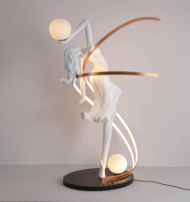 Misha Goddess Statue Floor Lamp