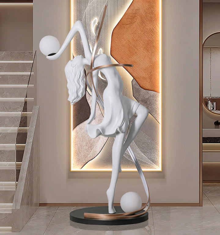 Misha Goddess Statue Floor Lamp