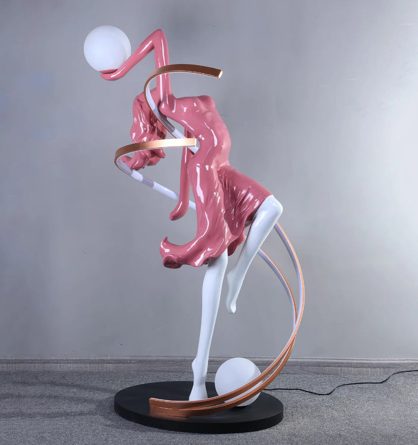 Misha Goddess Statue Floor Lamp