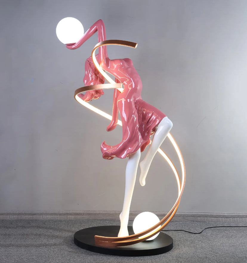 Misha Goddess Statue Floor Lamp