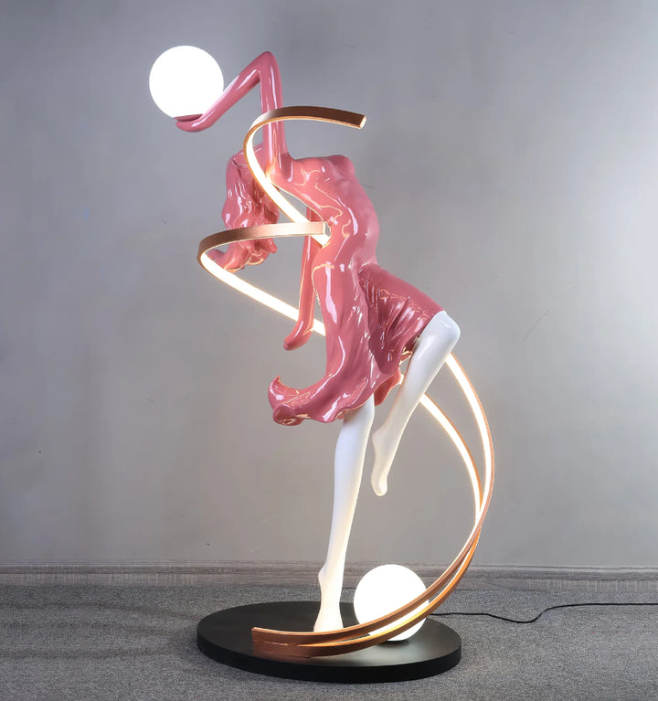 Misha Goddess Statue Floor Lamp