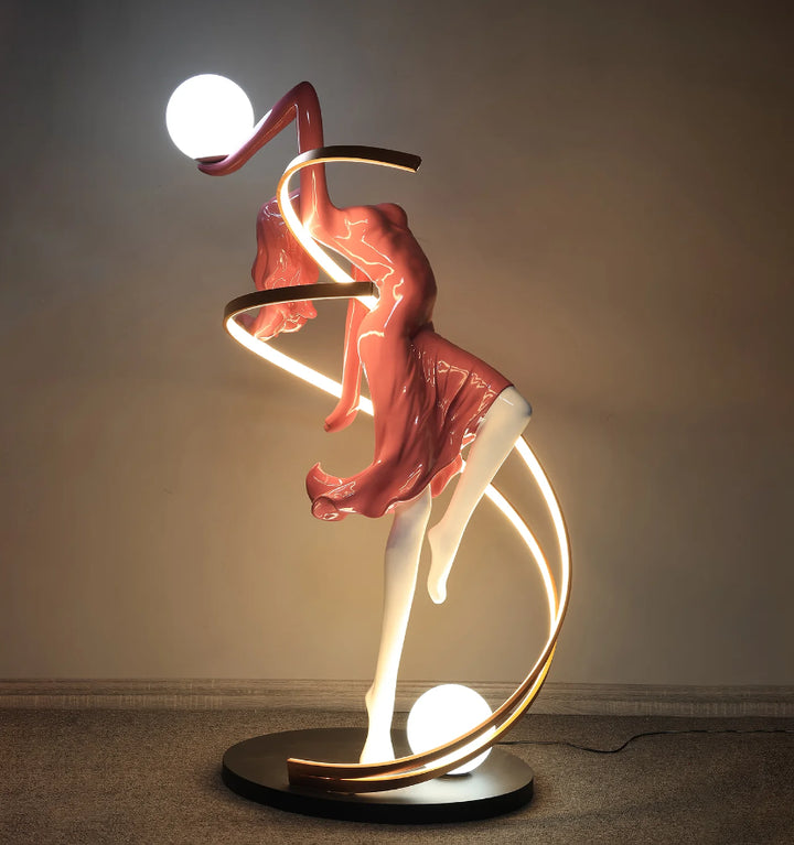 Misha Goddess Statue Floor Lamp