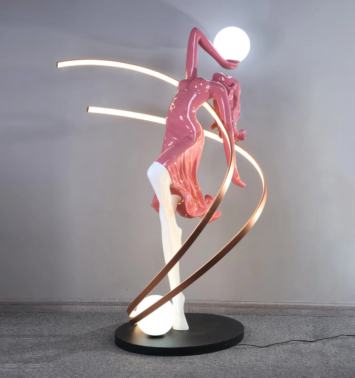 Misha Goddess Statue Floor Lamp