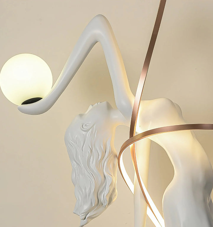 Misha Goddess Statue Floor Lamp