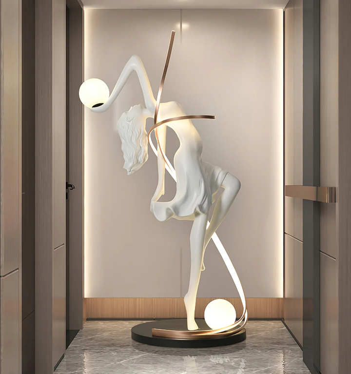 Misha Goddess Statue Floor Lamp