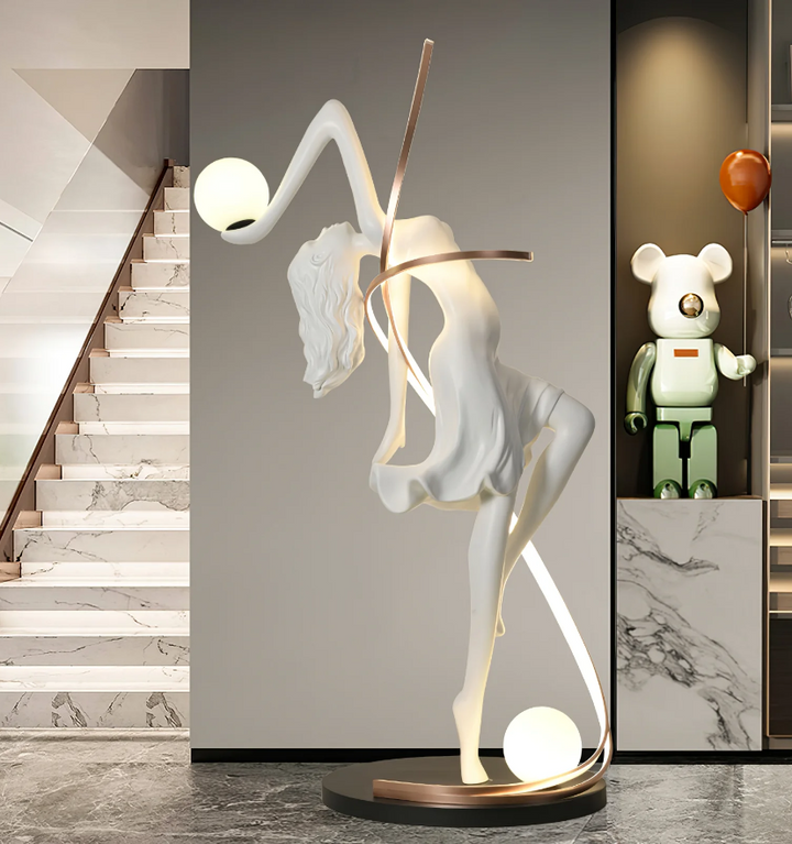 Misha Goddess Statue Floor Lamp