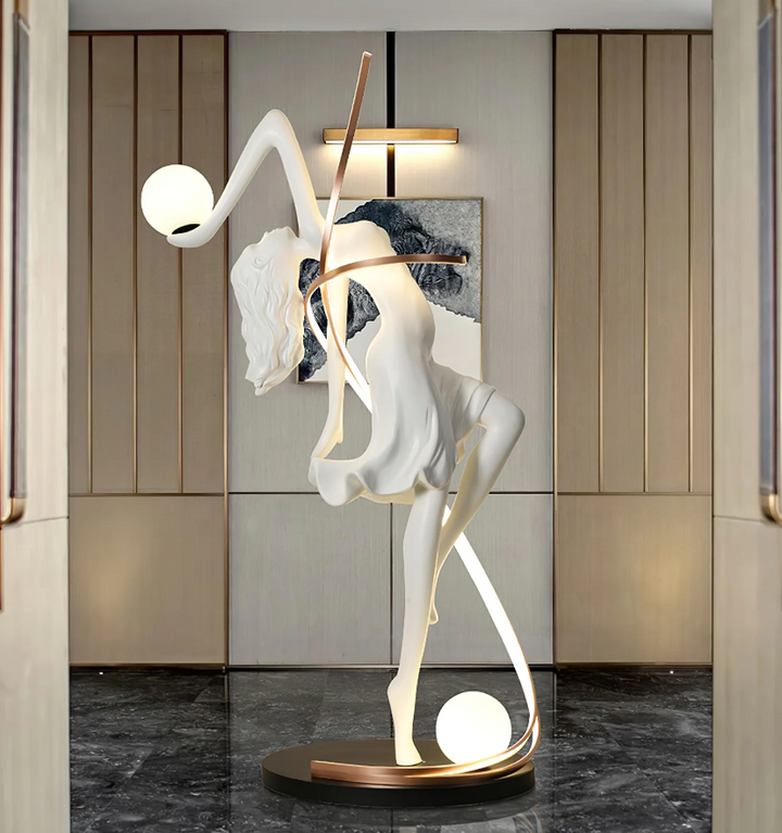 Misha Goddess Statue Floor Lamp