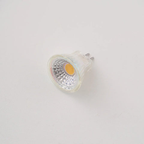 LED light bulb on a white background