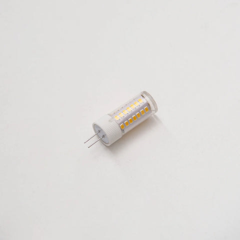 LED light bulb on a white background
