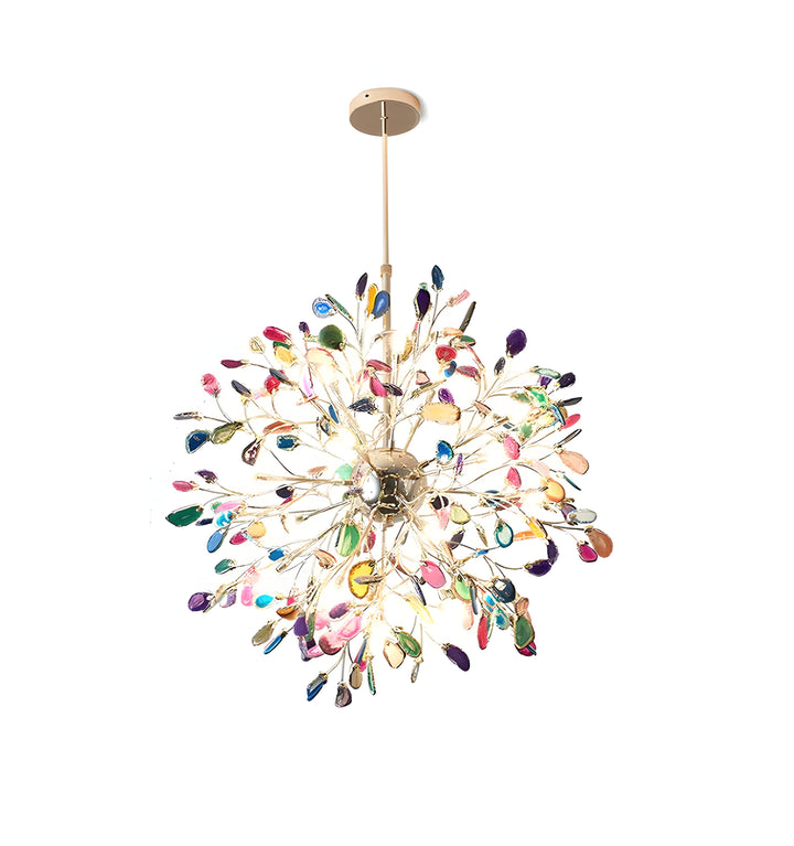 MODERN AGATE CHANDELIER