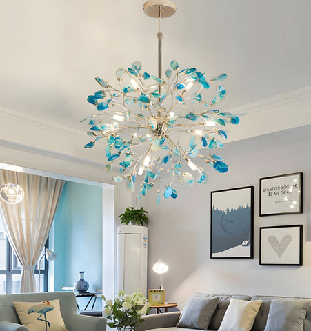 MODERN AGATE CHANDELIER