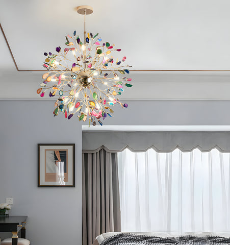 MODERN AGATE CHANDELIER