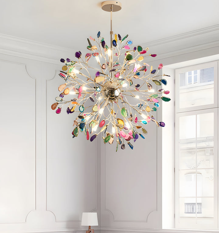 MODERN AGATE CHANDELIER