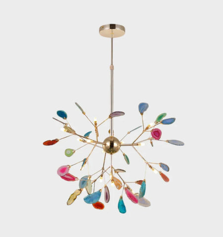 MODERN AGATE CHANDELIER