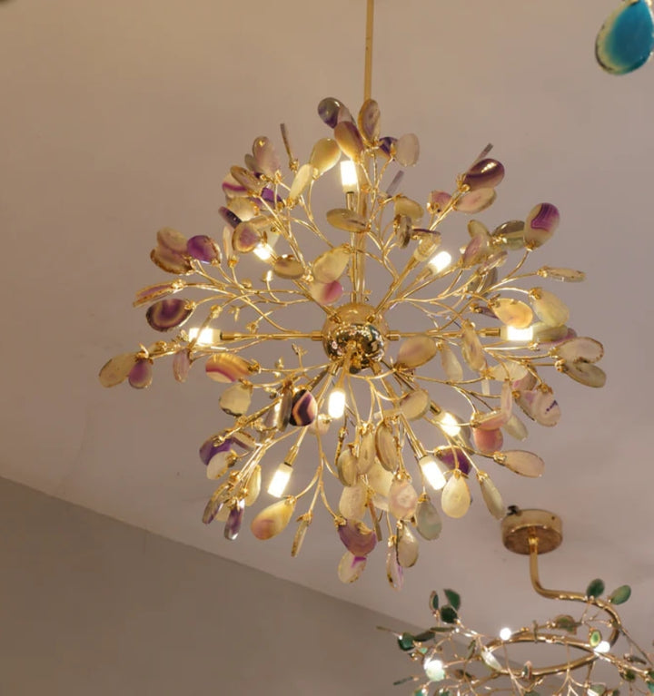 MODERN AGATE CHANDELIER