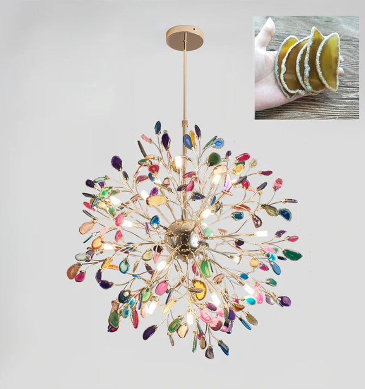 MODERN AGATE CHANDELIER