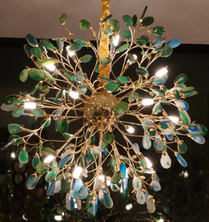 MODERN AGATE CHANDELIER