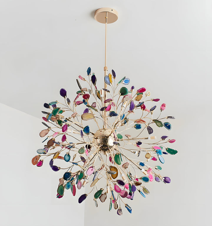 MODERN AGATE CHANDELIER