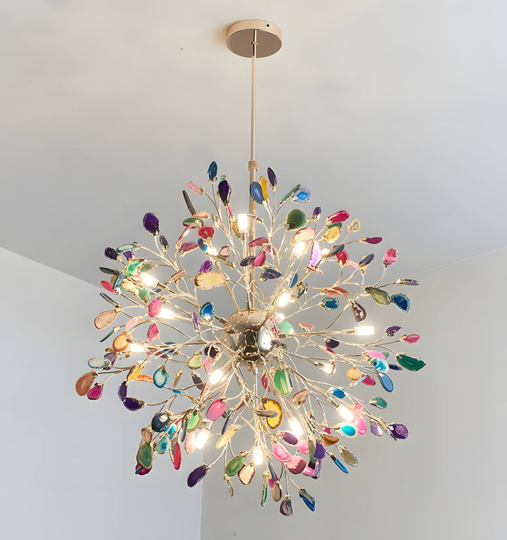 MODERN AGATE CHANDELIER