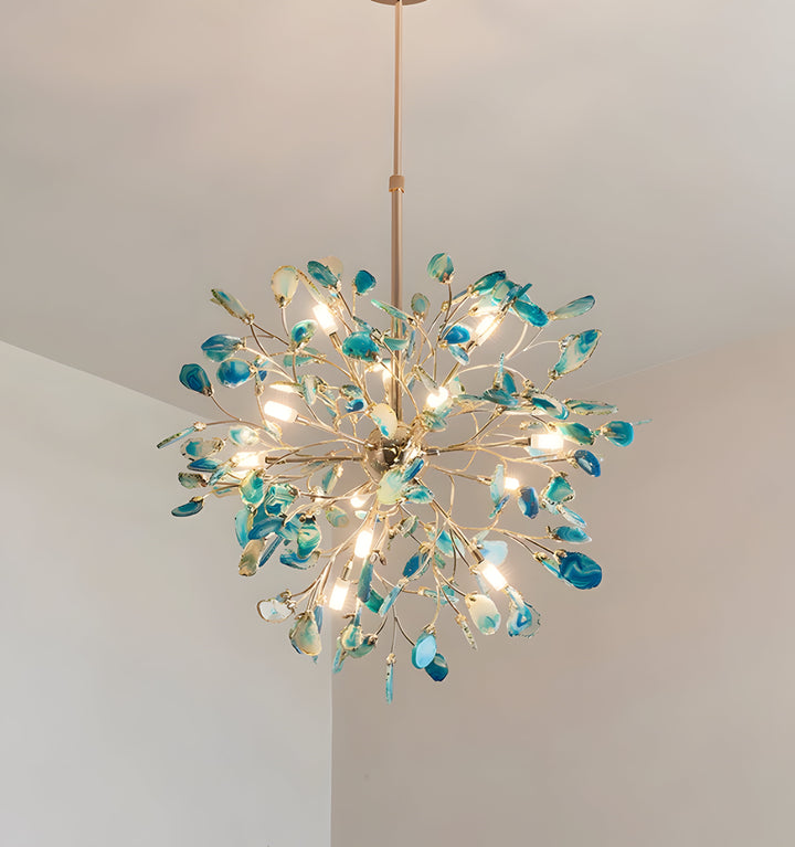 MODERN AGATE CHANDELIER