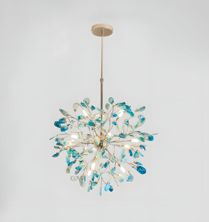 MODERN AGATE CHANDELIER