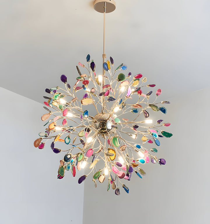 MODERN AGATE CHANDELIER