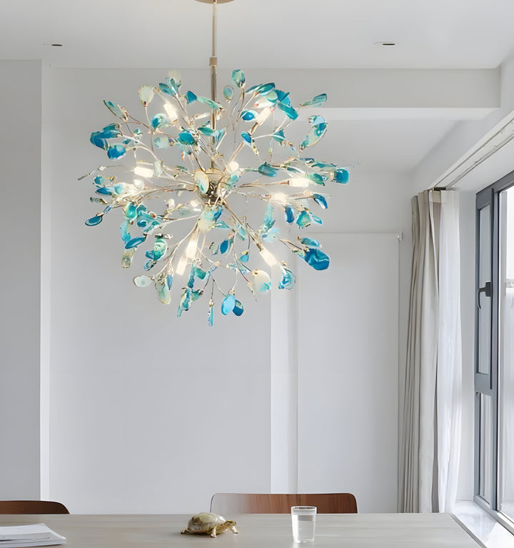 MODERN AGATE CHANDELIER