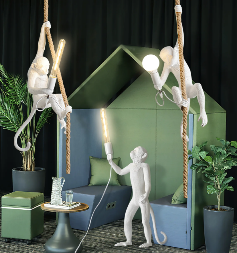 Monkey Pendnant Lamp