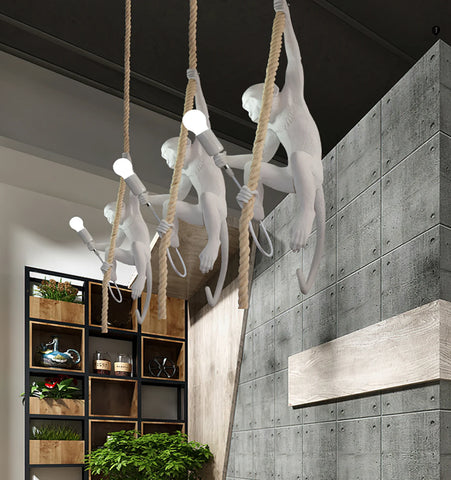 Monkey Pendnant Lamp