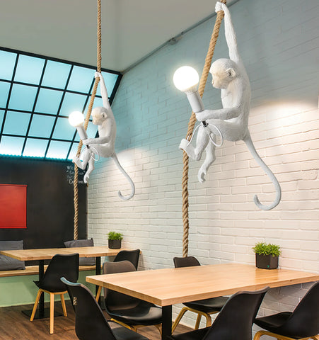 Monkey Pendnant Lamp