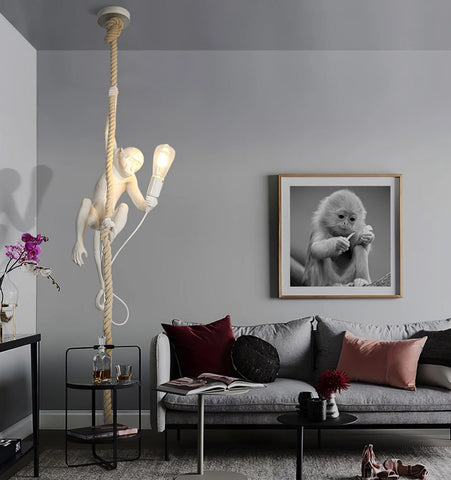 Monkey Pendnant Lamp
