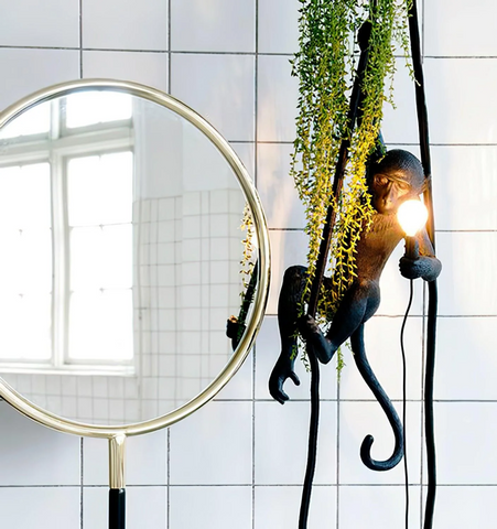 Monkey Pendnant Lamp