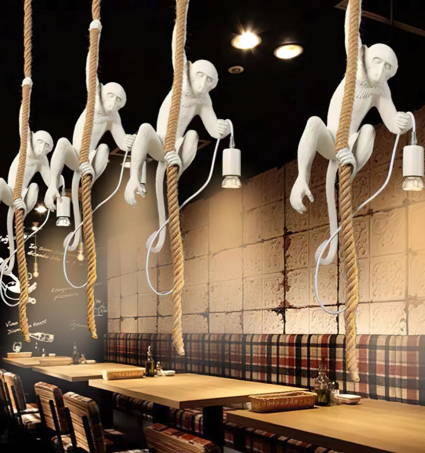 Monkey Pendnant Lamp