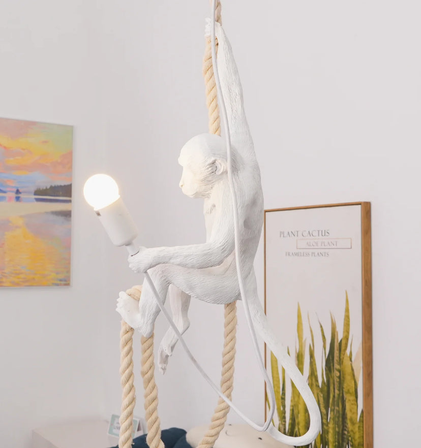 Monkey Pendnant Lamp