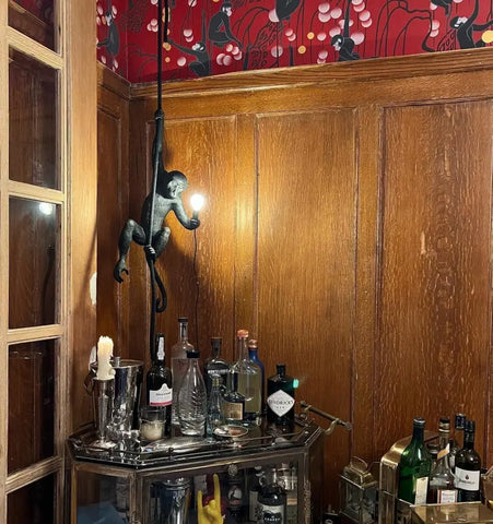 Monkey Pendnant Lamp