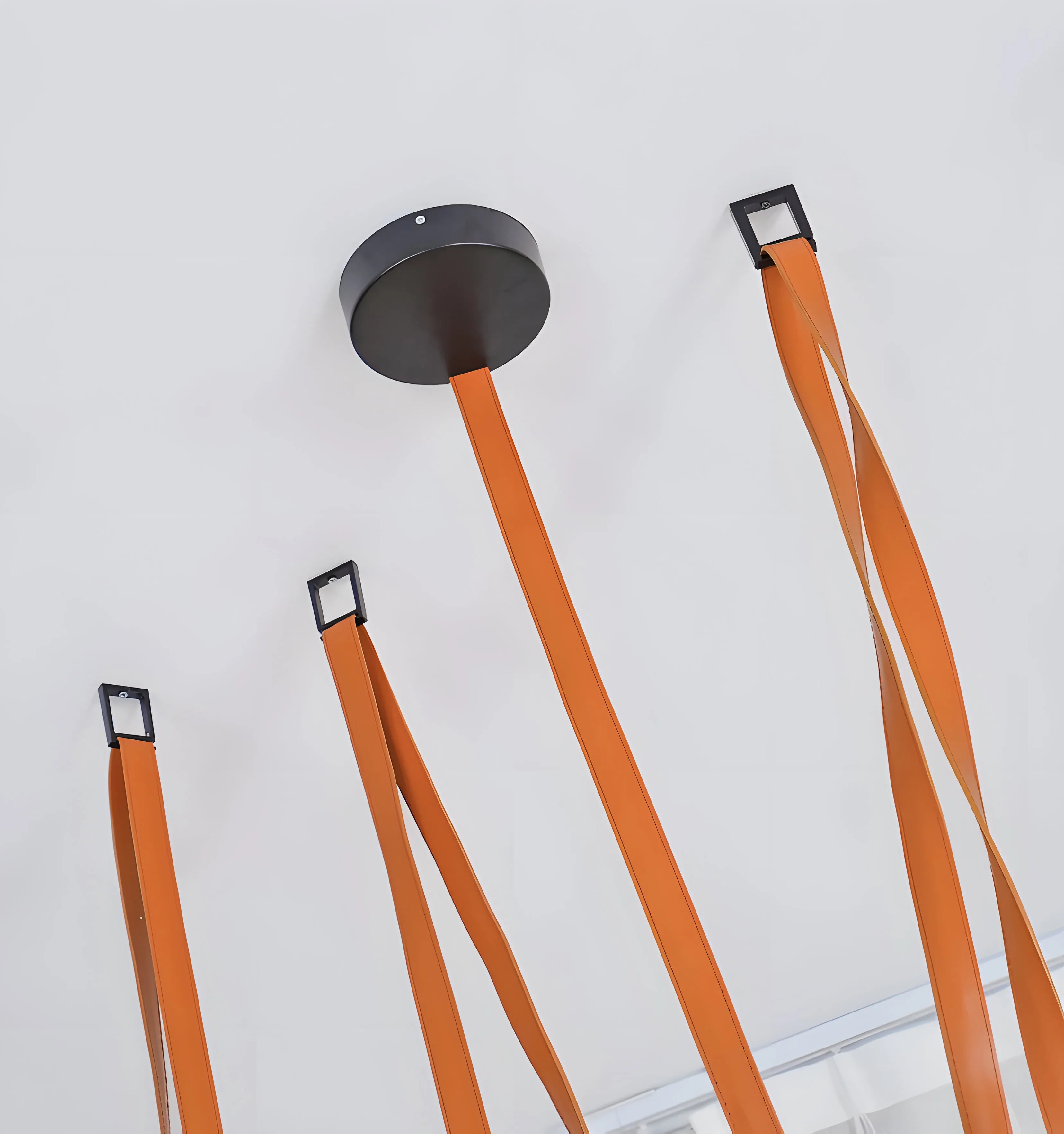MULTIPLE BELT ART PENDANT LIGHT