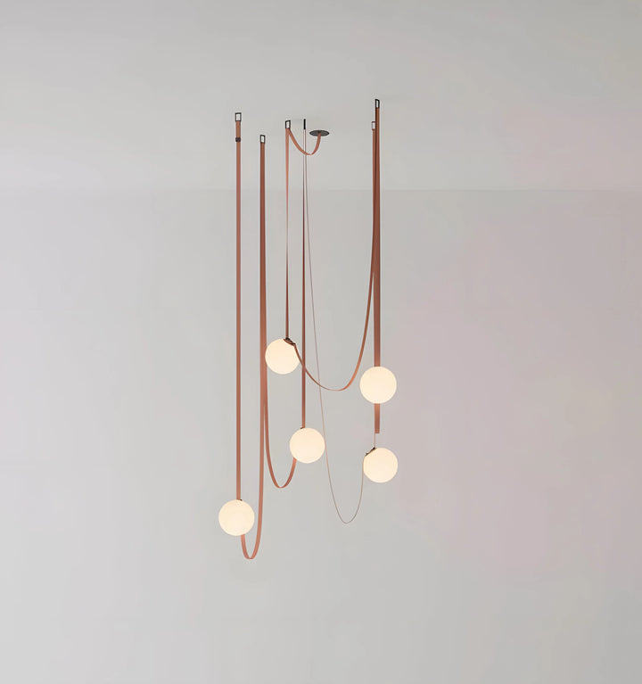 MULTIPLE BELT ART PENDANT LIGHT