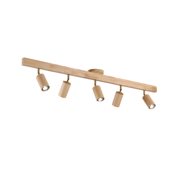 Natural Wood Beam Spotlight Light