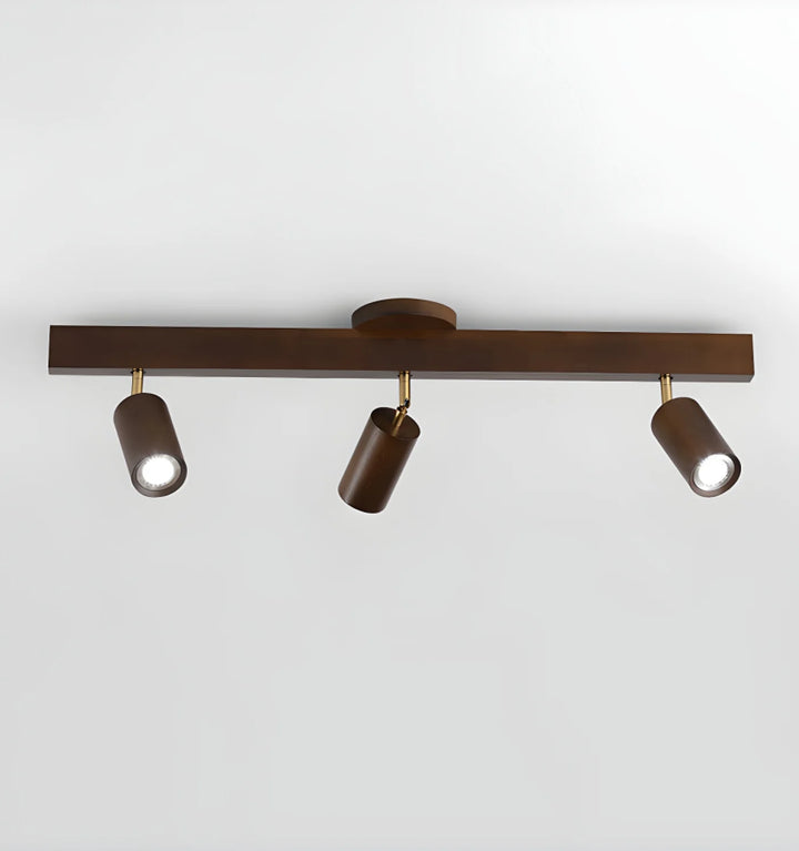 Natural Wood Beam Spotlight Light