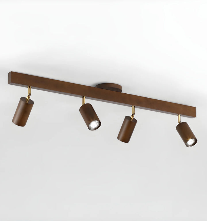 Natural Wood Beam Spotlight Light
