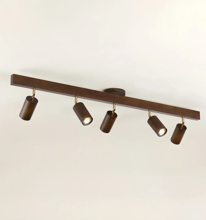 Natural Wood Beam Spotlight Light