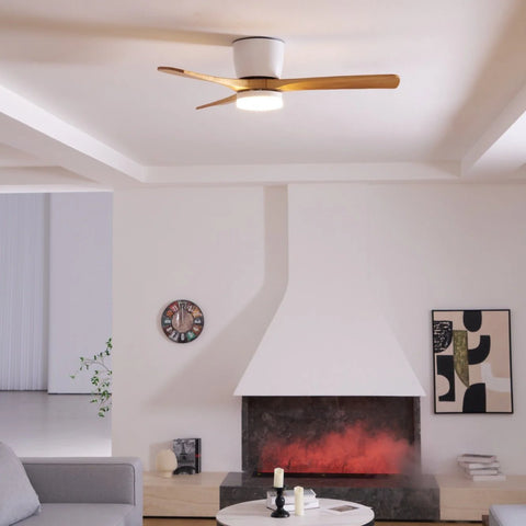 Nordic Wooden Ceiling Fan Ligh - Yiarolight