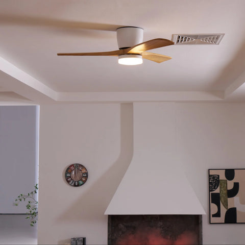 Nordic Wooden Ceiling Fan Ligh - Yiarolight